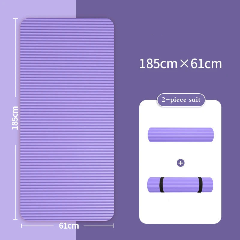 Natural Rubber Yoga Mat – Comfort & Stability.