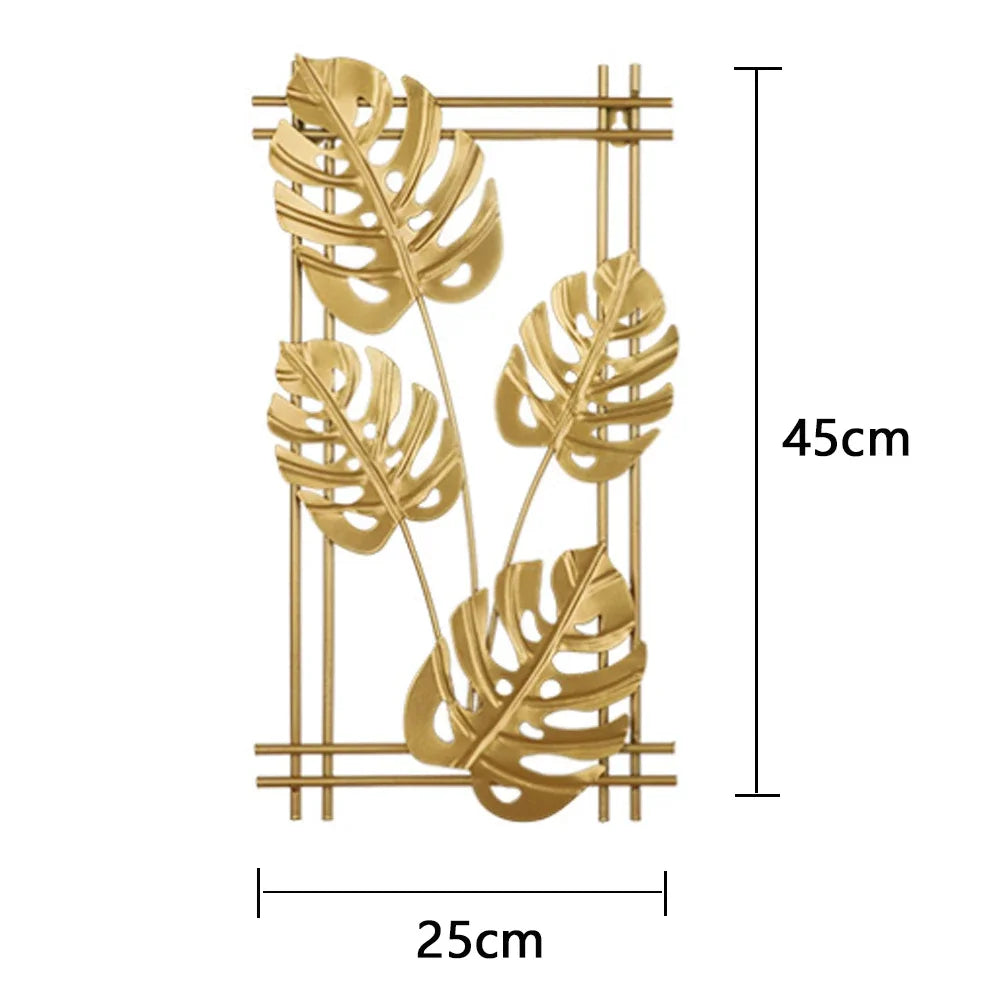 Décoration Murale Feuille de Ginkgo en Métal – Élégance & Nature Intemporelle, 25 modèles différents disponibles