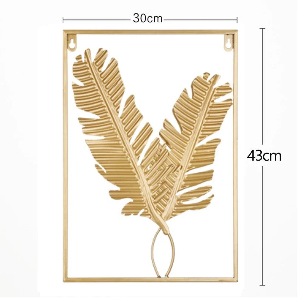 Décoration Murale Feuille de Ginkgo en Métal – Élégance & Nature Intemporelle, 25 modèles différents disponibles