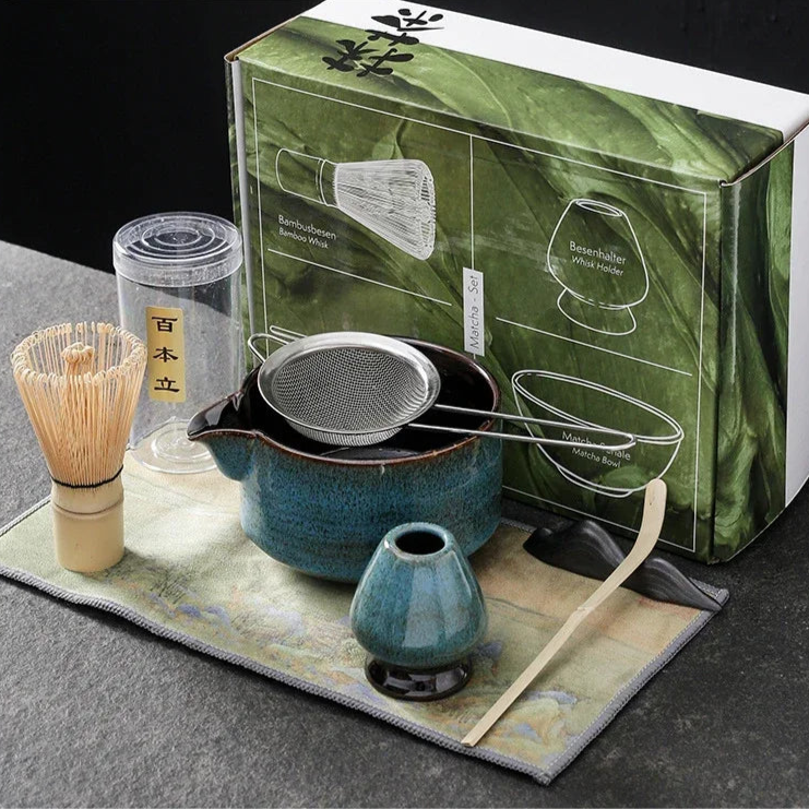 🍵 Ensemble Matcha Japonais – 4 ou 7 Pièces pour un Rituel Thé Authentique.