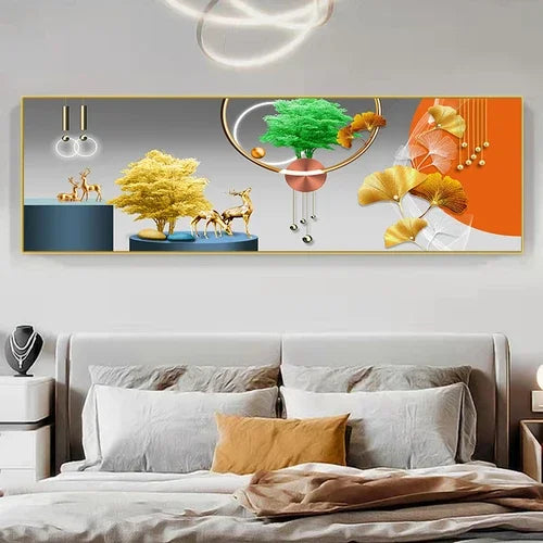 🖼️ Peinture Abstraite sur Toile.