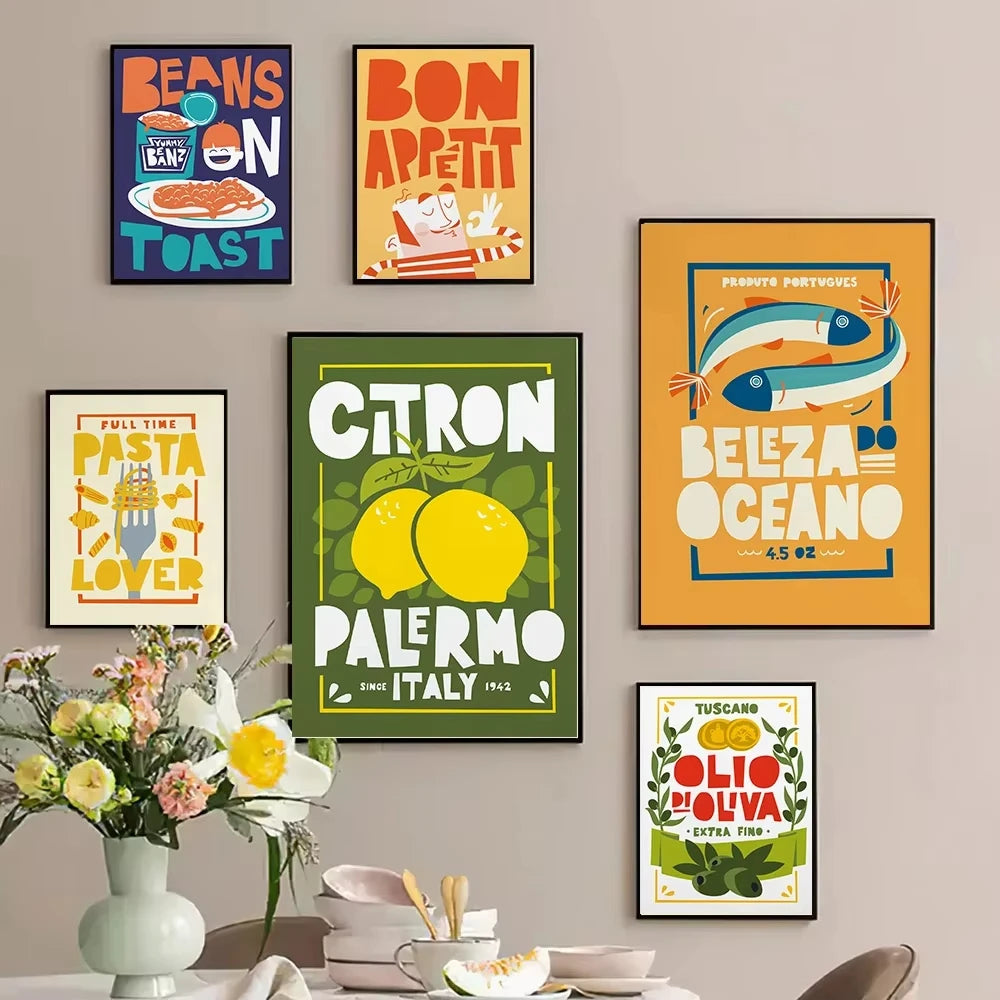 🍽️ Toile Drôle de Cuisine.