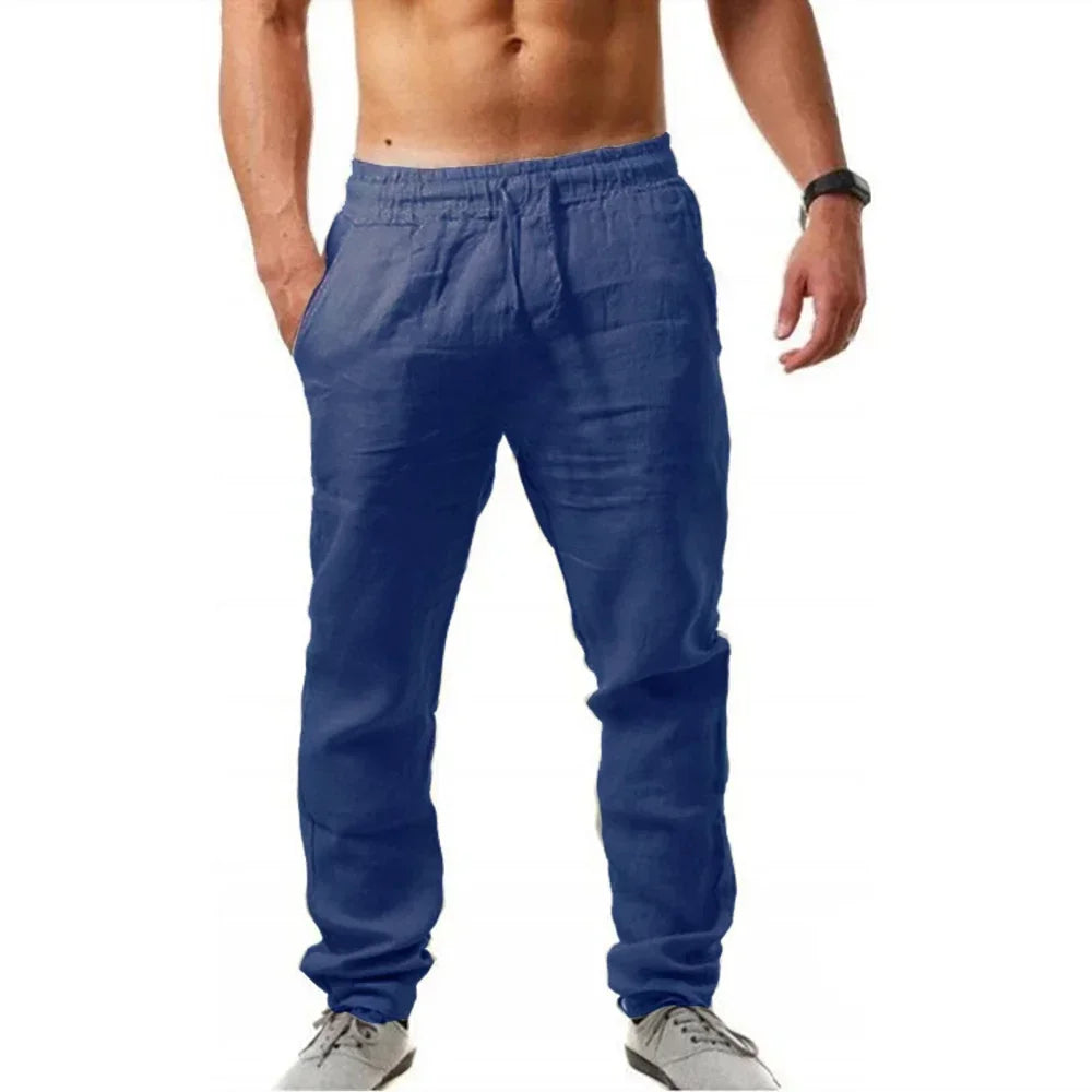Men's Breathable Linen Pants – Everyday Elegance & Comfort