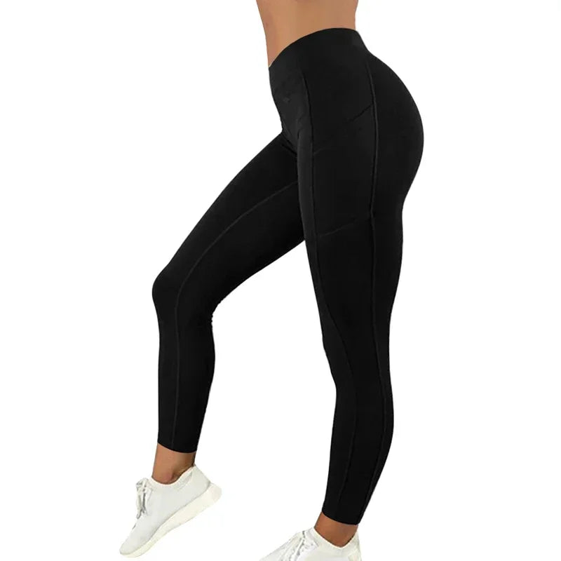Legging de Yoga Sans Couture – Confort, Élasticité et Style pour le Sport et la Détente.