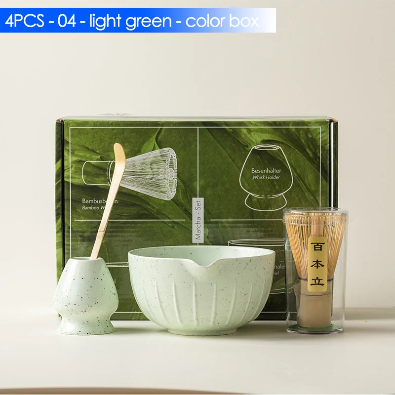 đ” Ensemble Traditionnel Matcha â CĂ©rĂ©monie du ThĂ© Japonaise & Chinoise, 44 modĂšles diffĂ©rents.