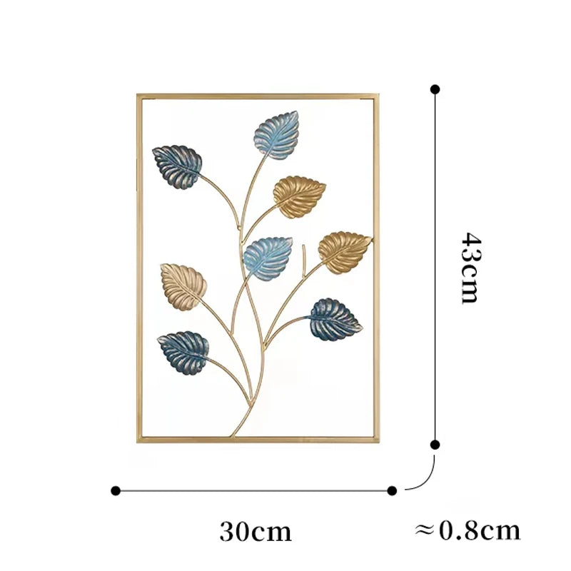 Décoration Murale Feuille de Ginkgo en Métal – Élégance & Nature Intemporelle, 25 modèles différents disponibles