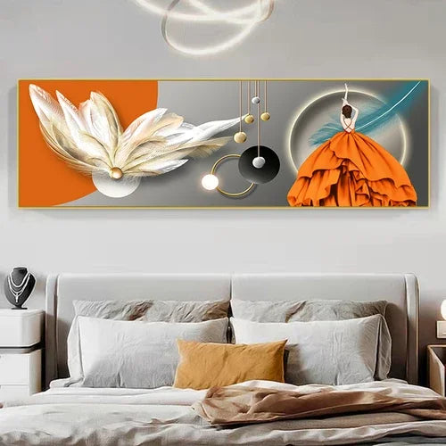 🖼️ Peinture Abstraite sur Toile.