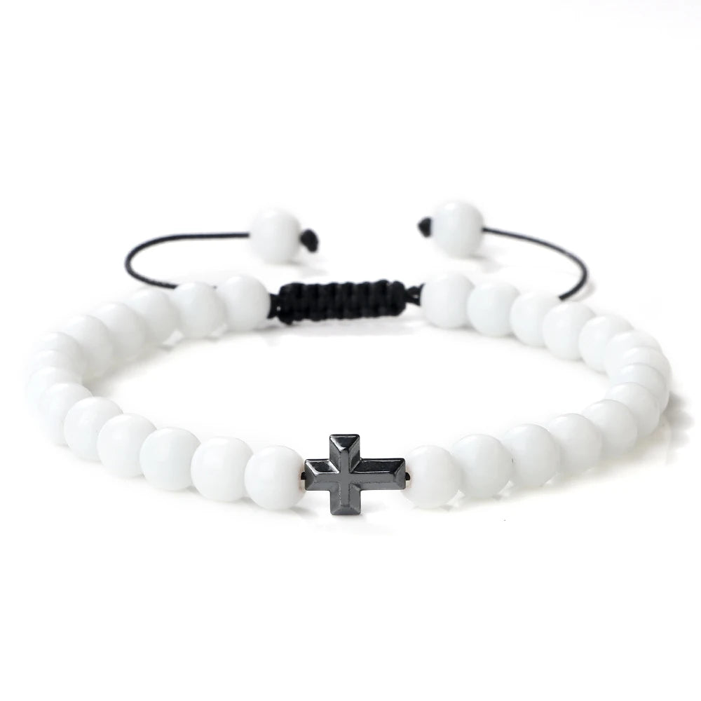 ✝️ Bracelet Croix de Jésus – Guérison, Foi et Élégance.