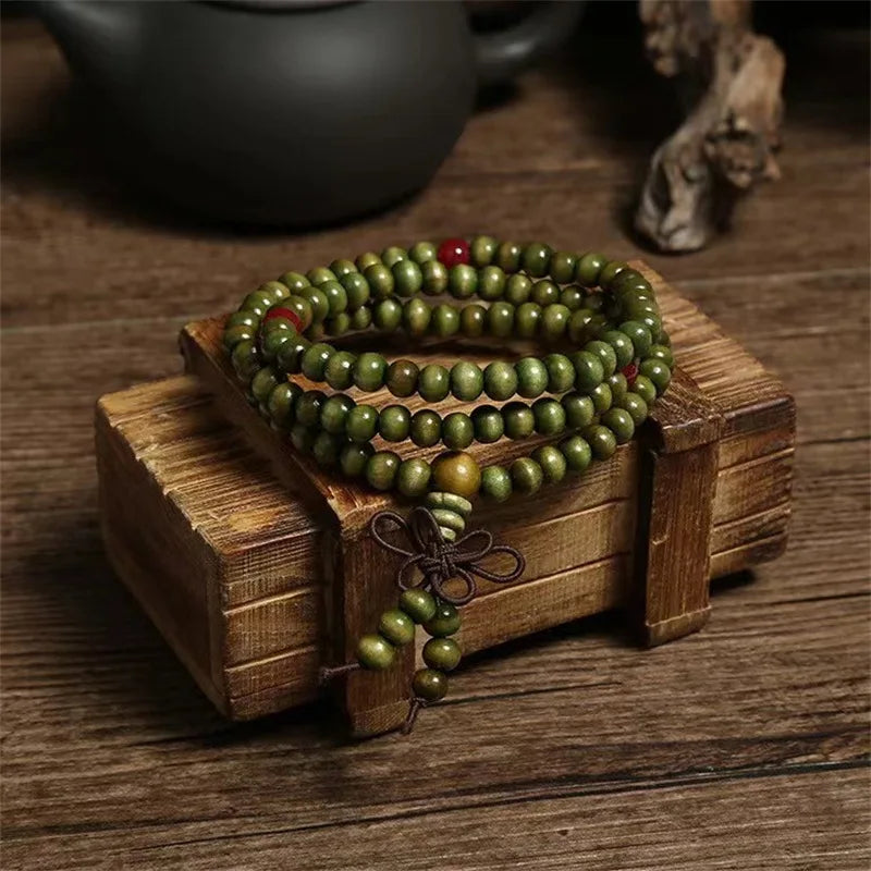 Bracelet en Bois Naturel – Style Tendance & Bien-Être 🌿