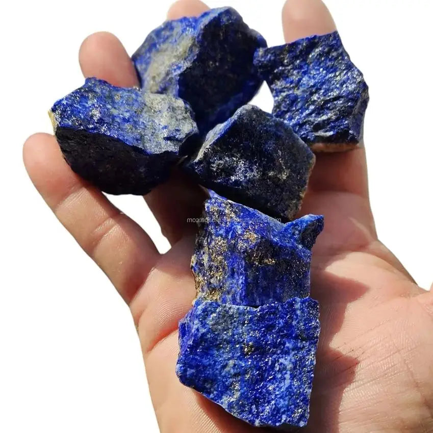 🔷 Pierre Naturelle de Lapis Lazuli – Quartz Brut d’Afghanistan – Guérison & Énergie Spirituelle.