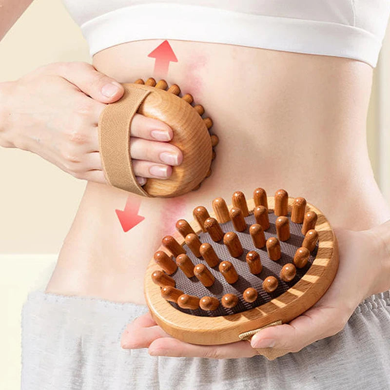 Wooden Massage Brush – Natural Well-being and Relaxation