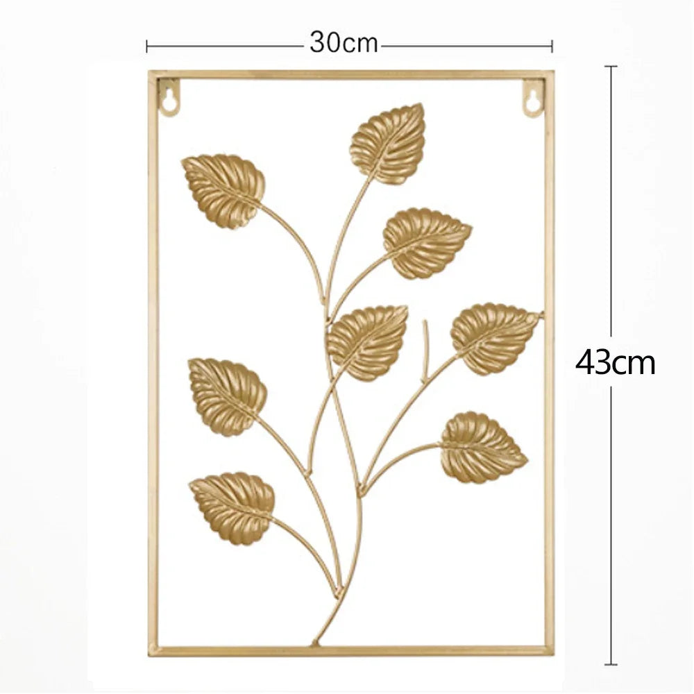 Décoration Murale Feuille de Ginkgo en Métal – Élégance & Nature Intemporelle, 25 modèles différents disponibles