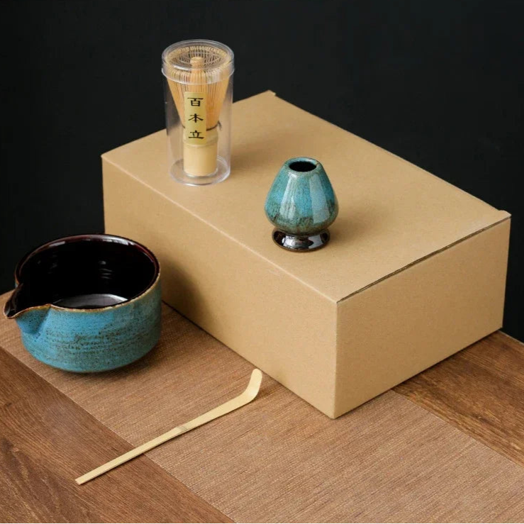 🍵 Ensemble Matcha Japonais – 4 ou 7 Pièces pour un Rituel Thé Authentique.