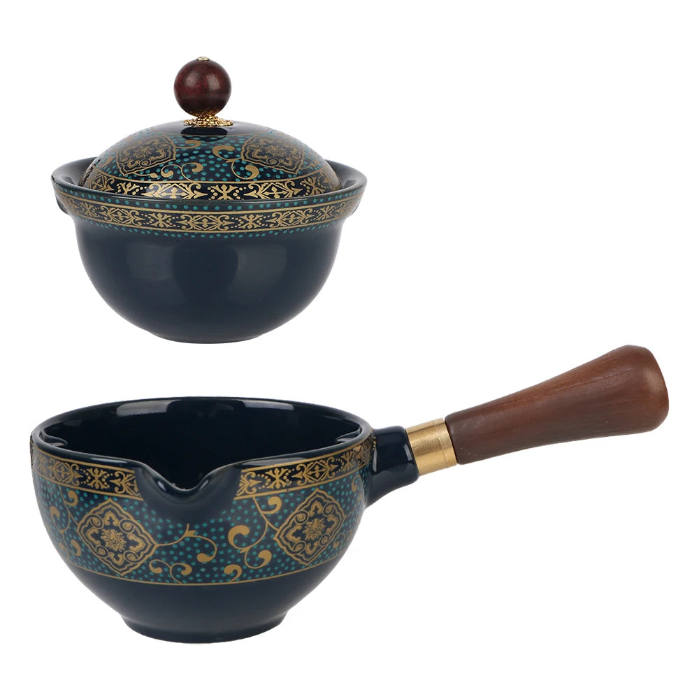 Service à Thé en Porcelaine – Fusion d’Innovation & Tradition.