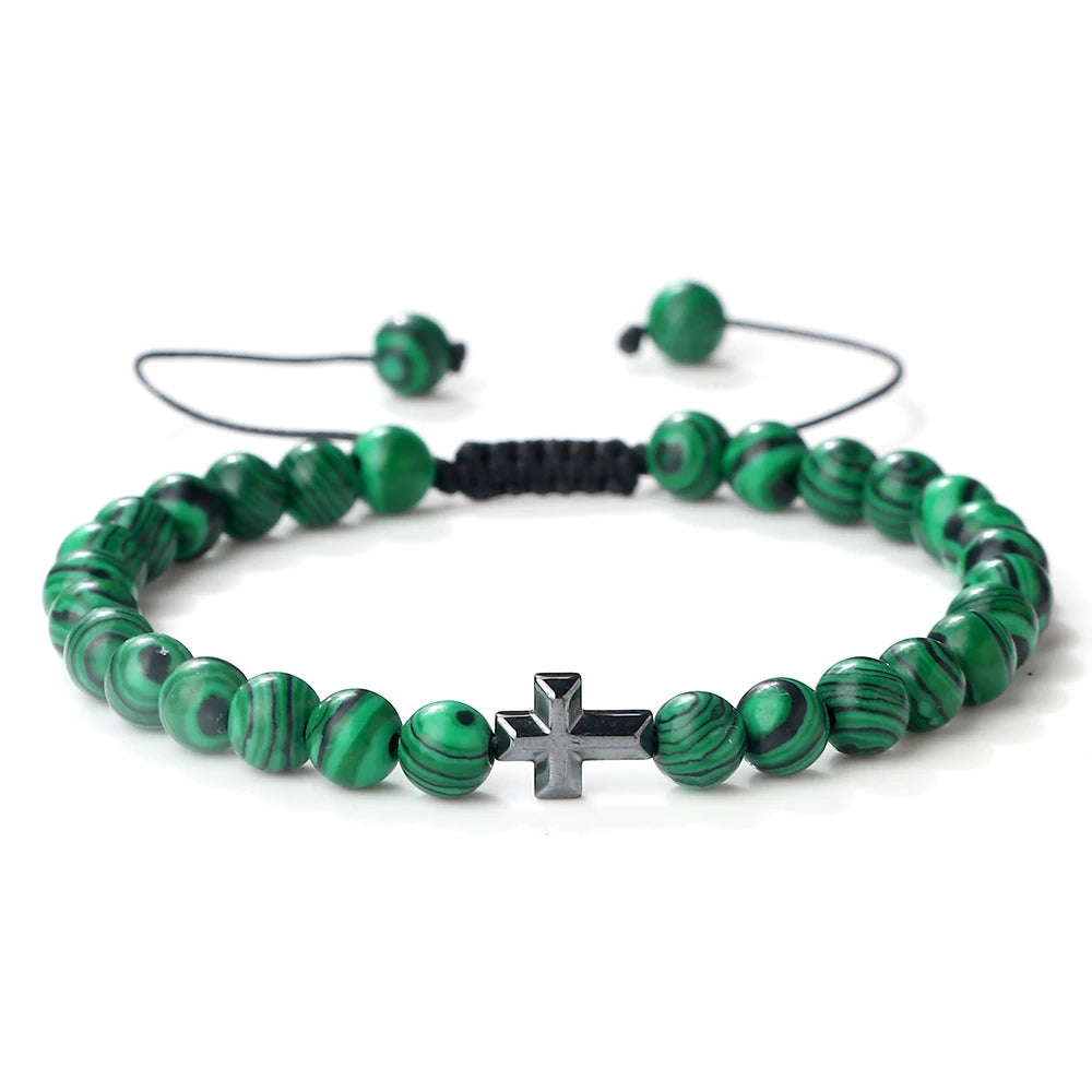 ✝️ Bracelet Croix de Jésus – Guérison, Foi et Élégance.
