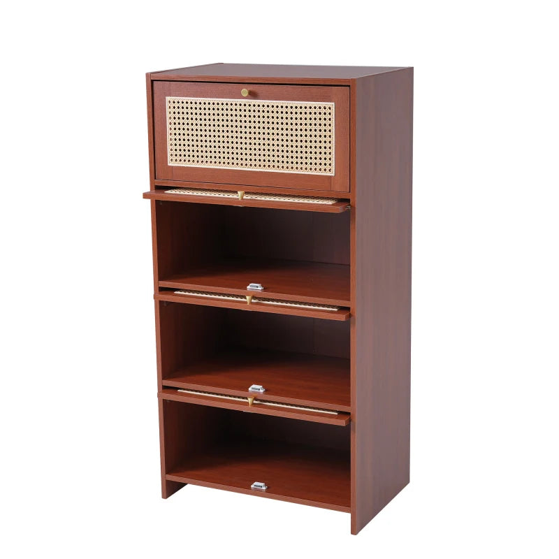 Multifunctional Rattan Buffet.