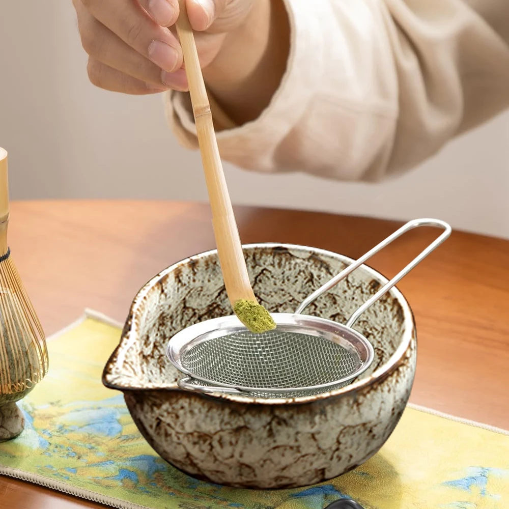 🍵 Set à Thé Matcha Traditionnel Japonais – 6 Pièces Essentielles.