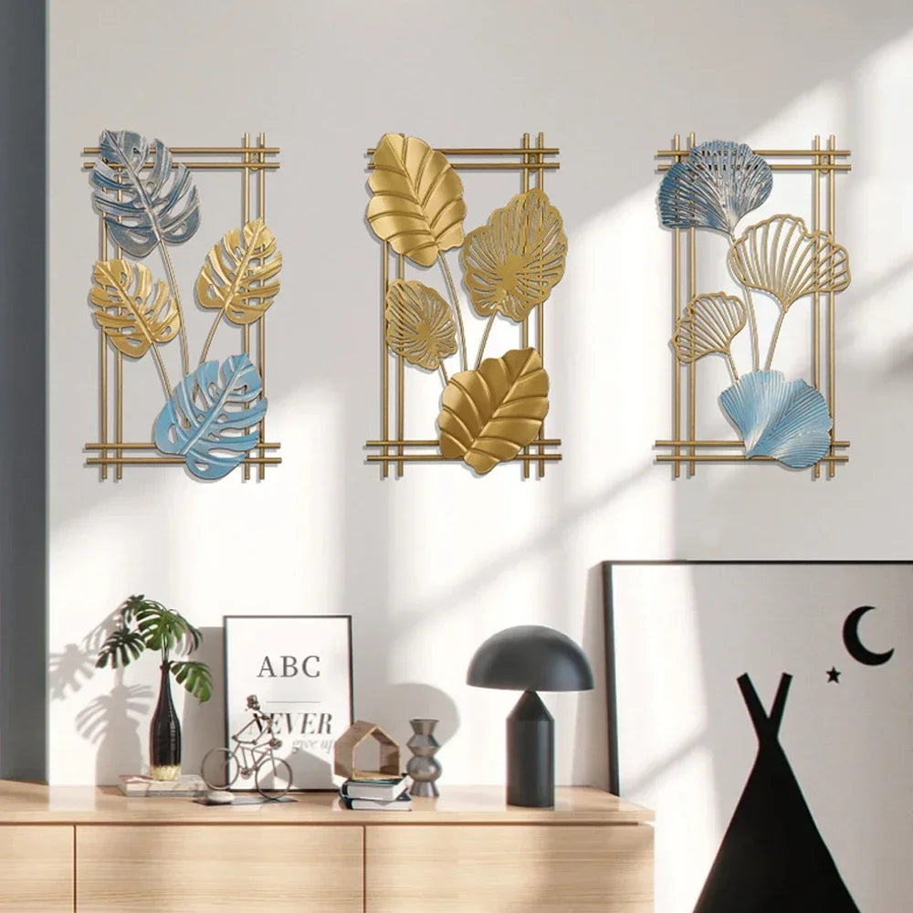 Décoration Murale Feuille de Ginkgo en Métal – Élégance & Nature Intemporelle, 25 modèles différents disponibles