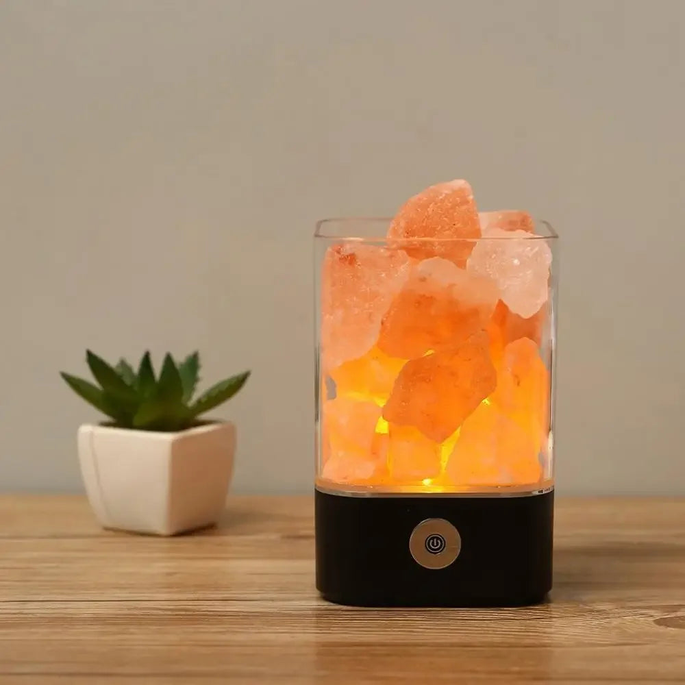 Lampe à Sel de l’Himalaya – Éclairez Votre Espace avec Sérénité.