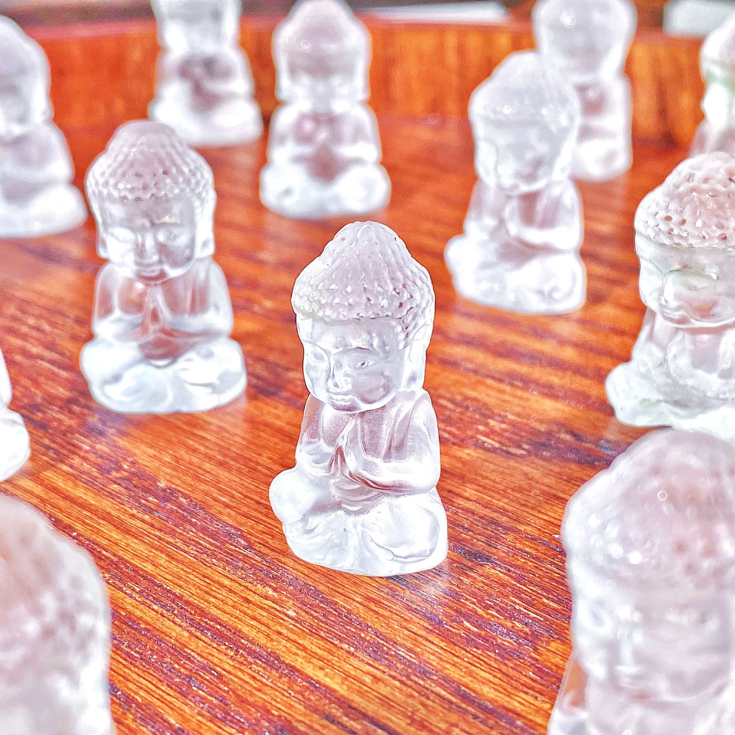 Natural Clear Quartz Buddha – Energy Sculpture.