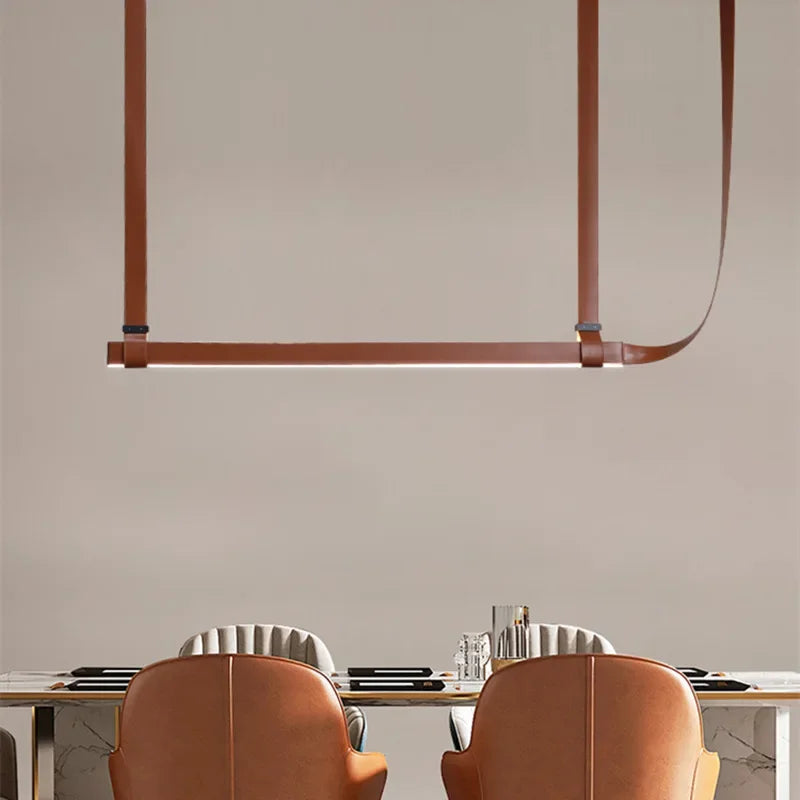 Leather Candlestick with Belt – Elegance and Originality.