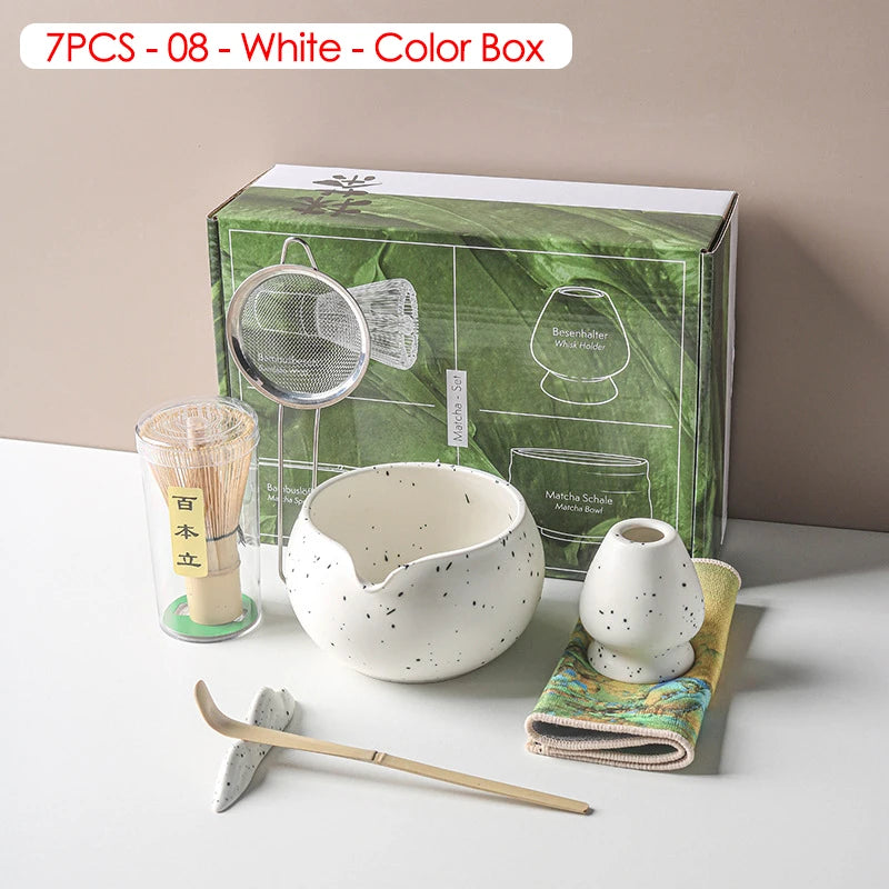 đ” Ensemble Traditionnel Matcha â CĂ©rĂ©monie du ThĂ© Japonaise & Chinoise, 44 modĂšles diffĂ©rents.
