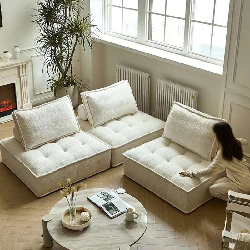 Canapé Modulable Minimaliste – Confort & Design Moderne.