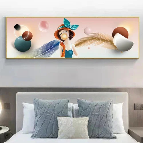 🖼️ Peinture Abstraite sur Toile.