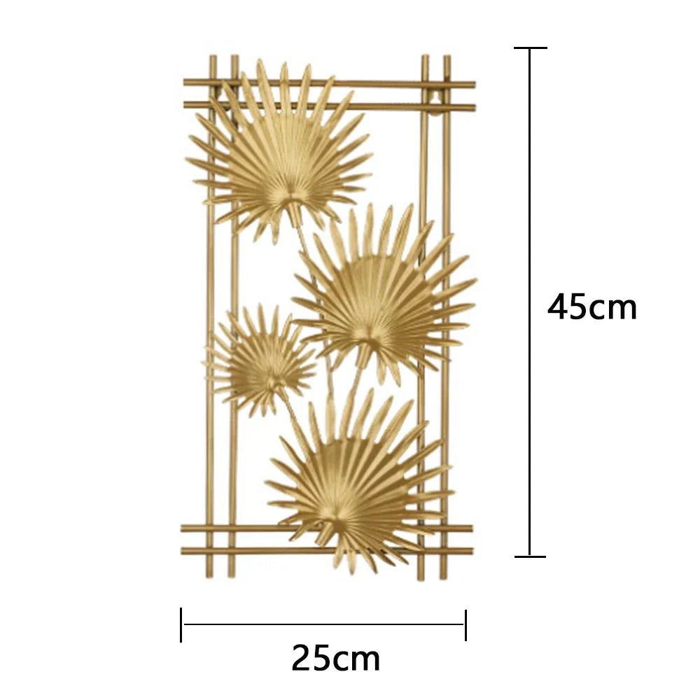 Décoration Murale Feuille de Ginkgo en Métal – Élégance & Nature Intemporelle, 25 modèles différents disponibles