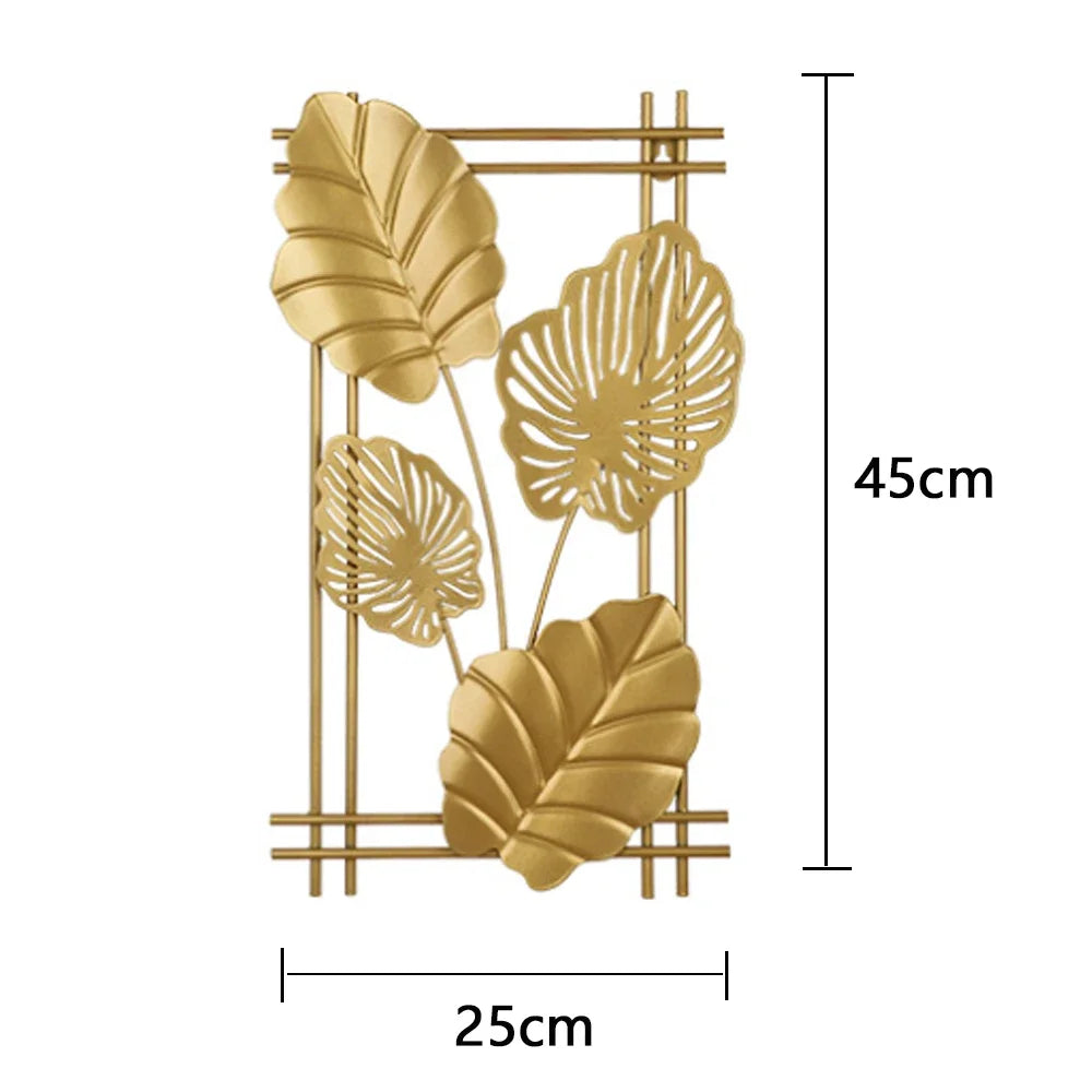 Décoration Murale Feuille de Ginkgo en Métal – Élégance & Nature Intemporelle, 25 modèles différents disponibles