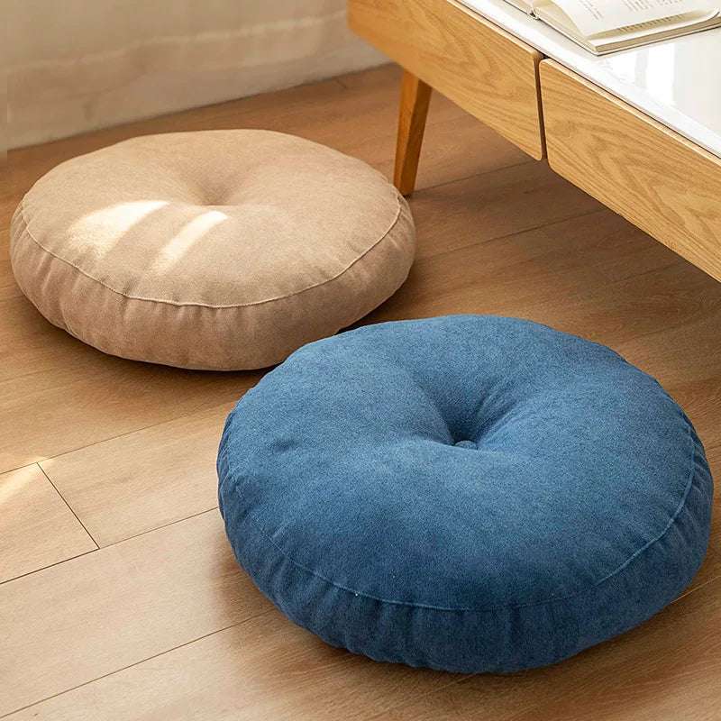 Coussin Tatami Rond – Le Confort et l'Élégance à Votre Porte.