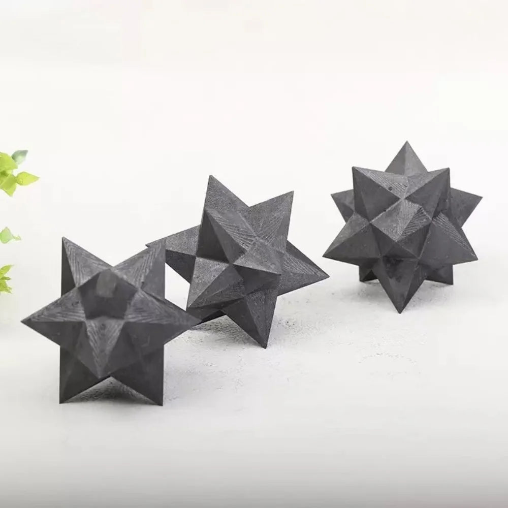 🌌 Merkaba en Shungite Naturelle – Protection Spirituelle & Énergie Sacrée.