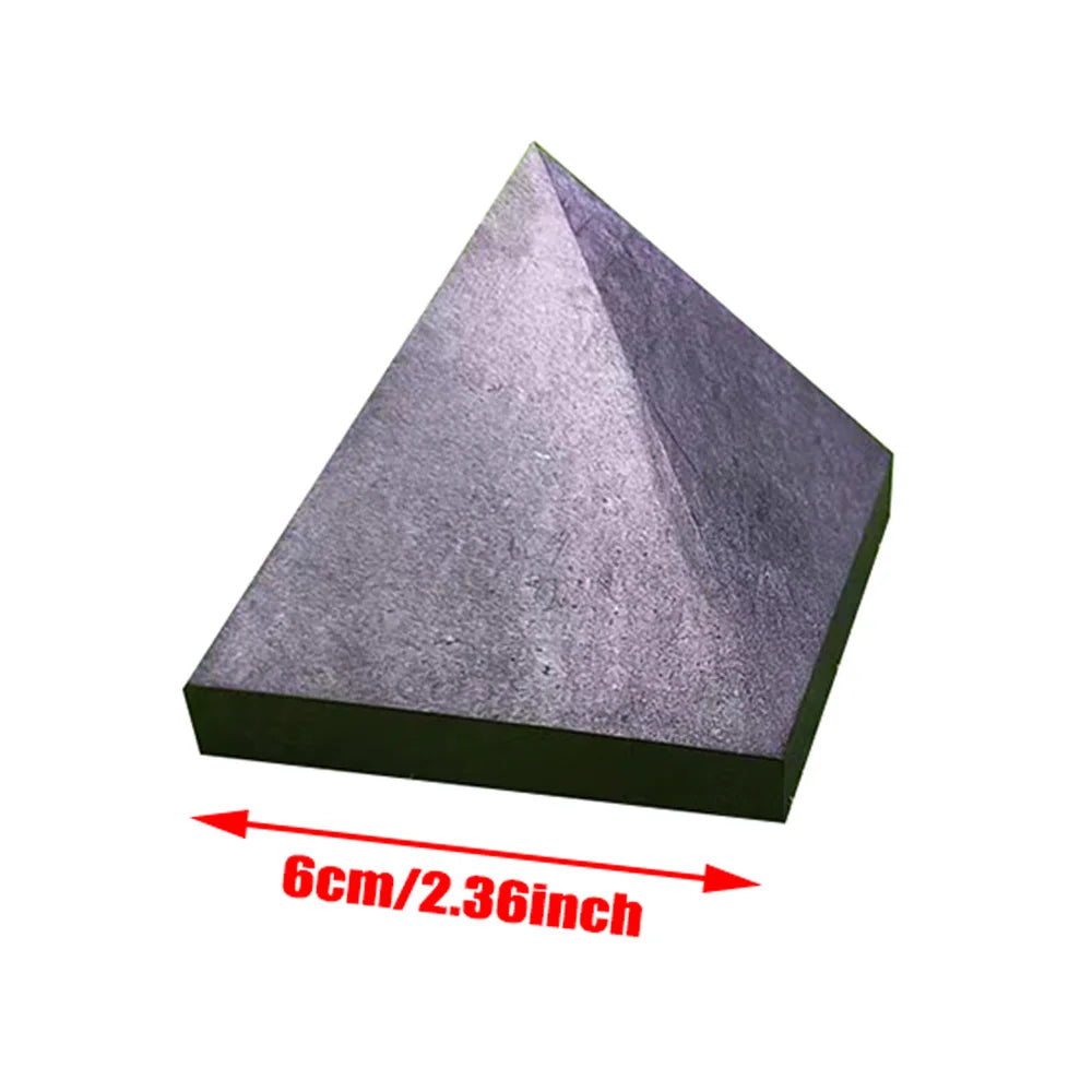 🔮 Pyramide de Shungite Naturelle – Protection Énergétique & Bien-Être.