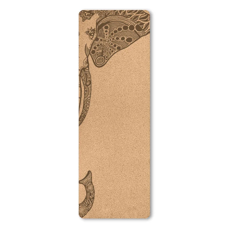 Tapis de Yoga en Liège Naturel & TPE – Adhérence, Confort & Écologie, 3 style disponible.