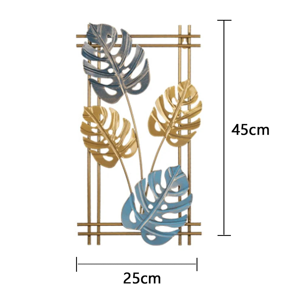 Décoration Murale Feuille de Ginkgo en Métal – Élégance & Nature Intemporelle, 25 modèles différents disponibles