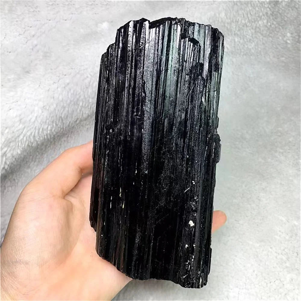 đ€ Tourmaline Noire Naturelle Brute â Protection, GuĂ©rison & Ancrage.
