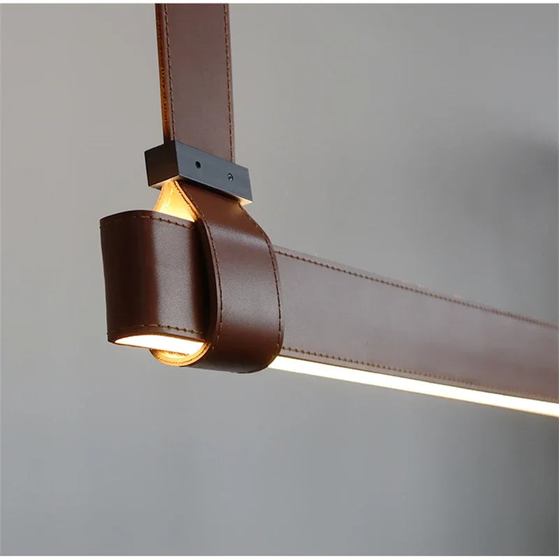 Leather Candlestick with Belt – Elegance and Originality.