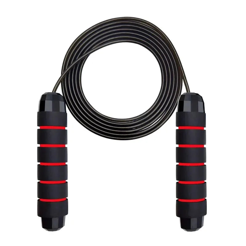 Corde à Sauter en Fil d'Acier avec Poignées Ergonomiques.