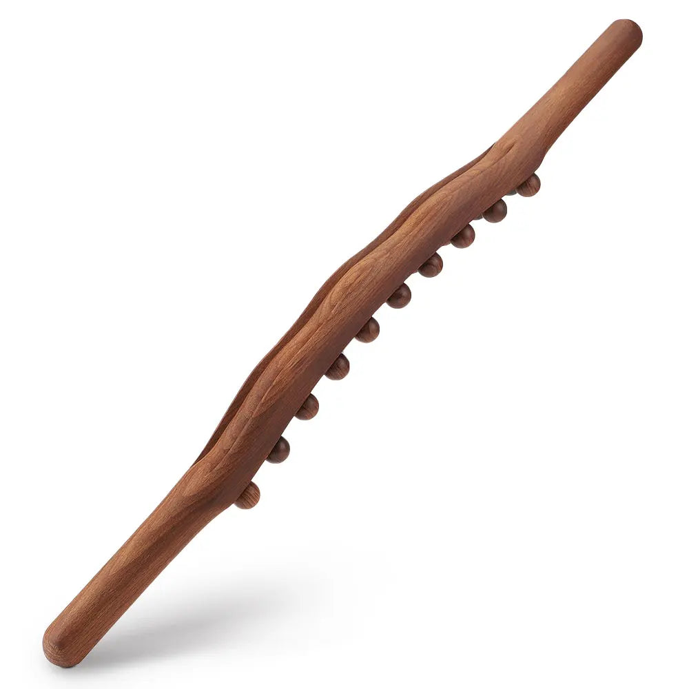 🌿 Beech Wood Massage Stick – Daily Relaxation & Well-being.