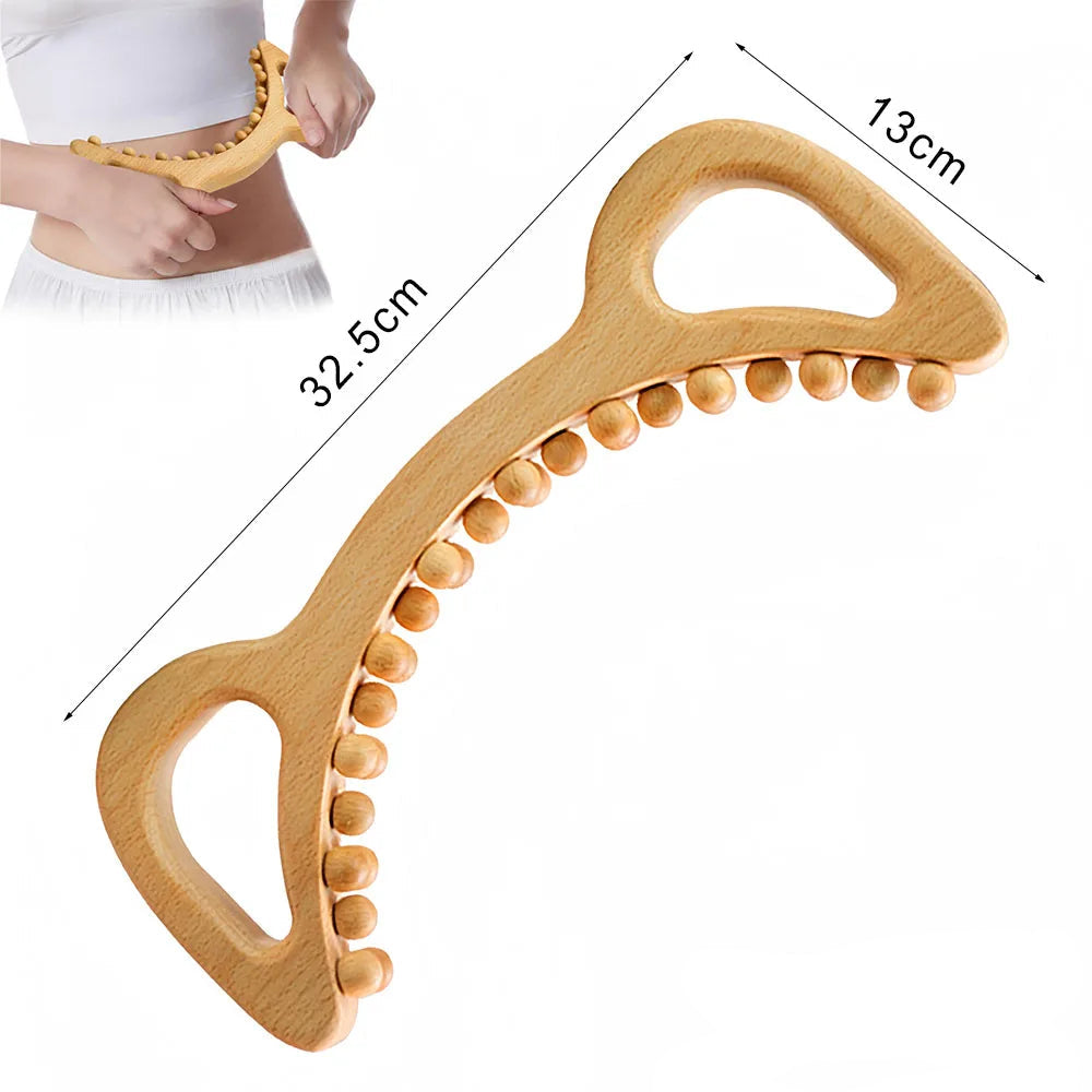 🌿 Wooden Massage Kit – Sculpt, Relax and Revitalize Your Body.