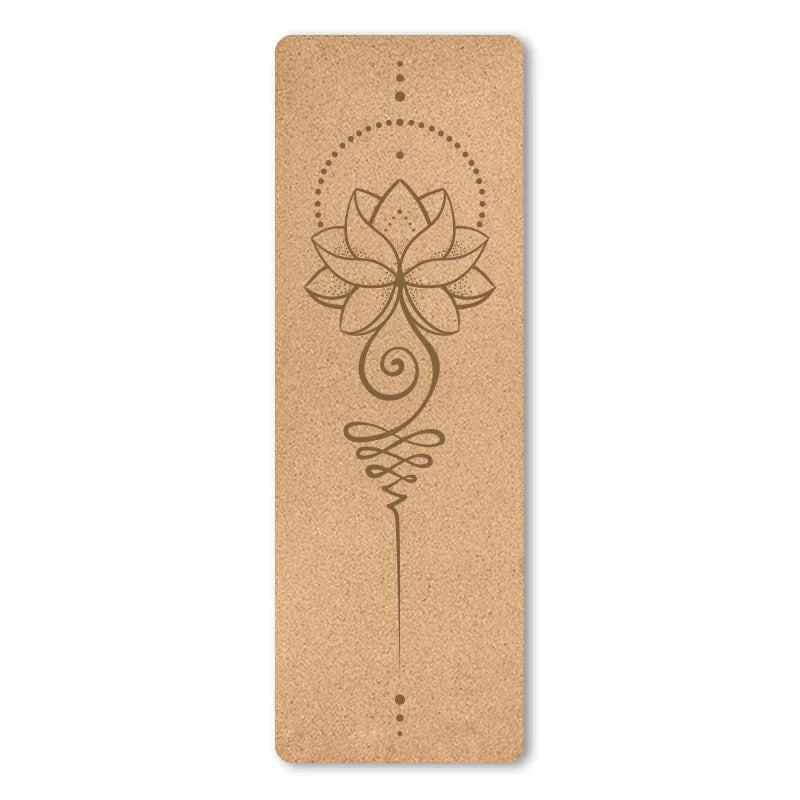 Tapis de Yoga en Liège Naturel & TPE – Adhérence, Confort & Écologie, 3 style disponible.