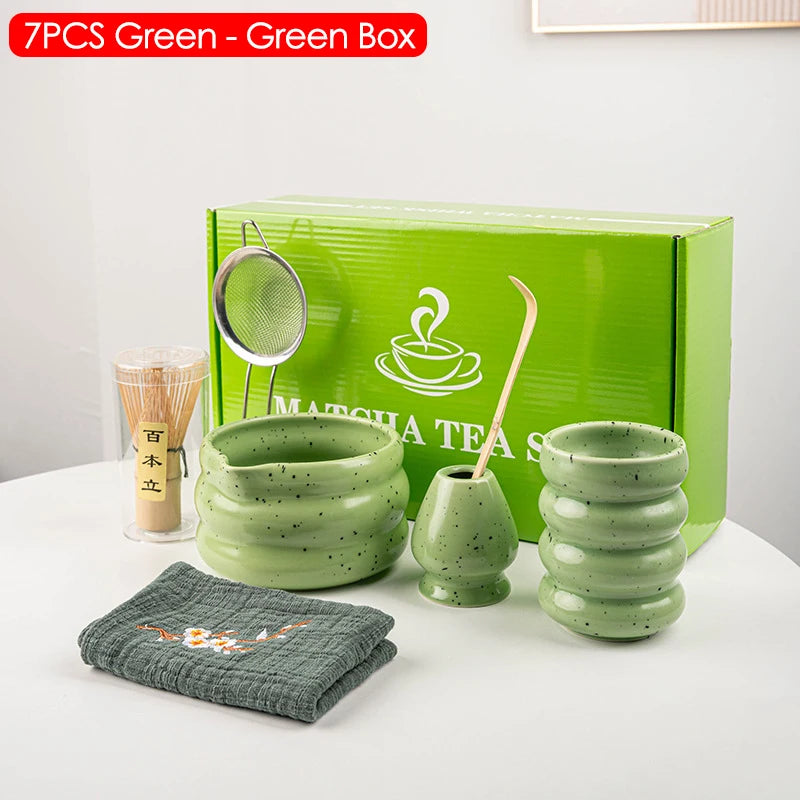 đ” Ensemble Traditionnel Matcha â CĂ©rĂ©monie du ThĂ© Japonaise & Chinoise, 44 modĂšles diffĂ©rents.