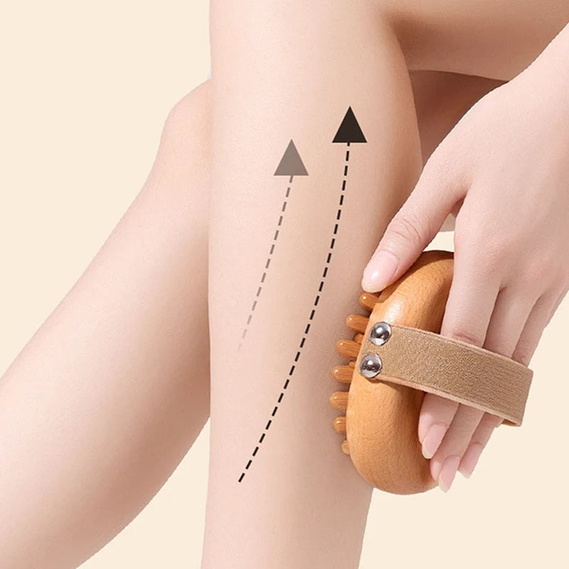 Wooden Massage Brush – Natural Well-being and Relaxation