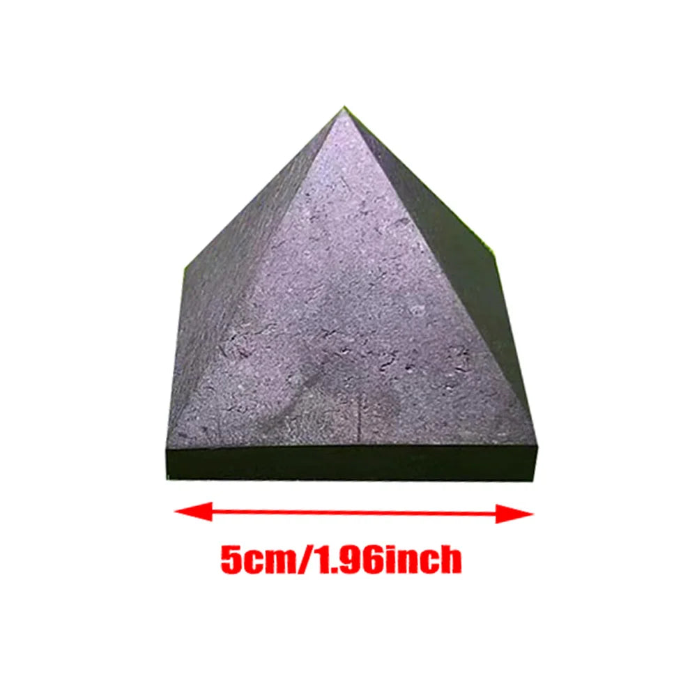 🔮 Pyramide de Shungite Naturelle – Protection Énergétique & Bien-Être.