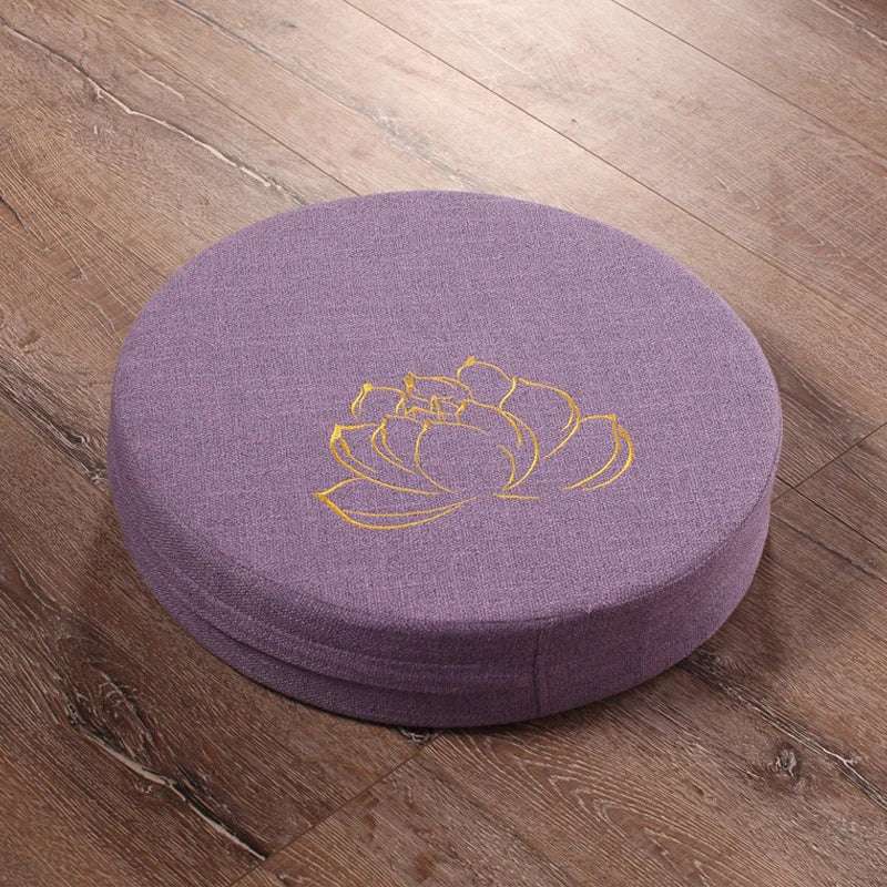 Coussin de Méditation en Lin - Confort et Sérénité.