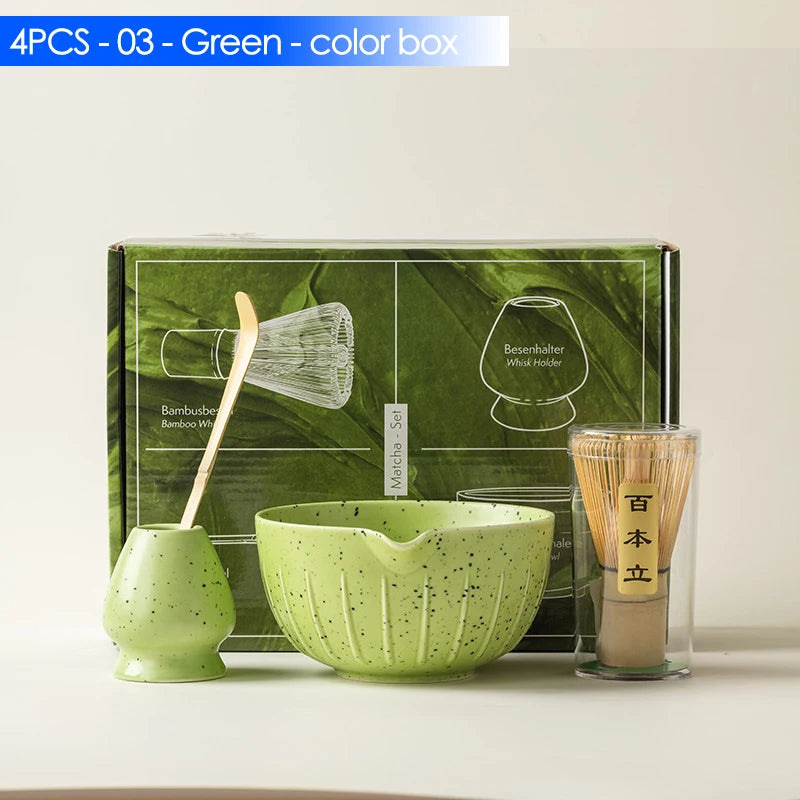 đ” Ensemble Traditionnel Matcha â CĂ©rĂ©monie du ThĂ© Japonaise & Chinoise, 44 modĂšles diffĂ©rents.
