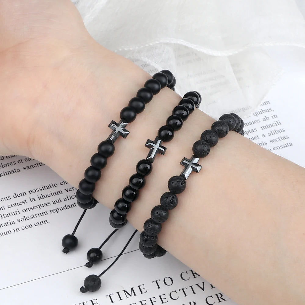 ✝️ Bracelet Croix de Jésus – Guérison, Foi et Élégance.