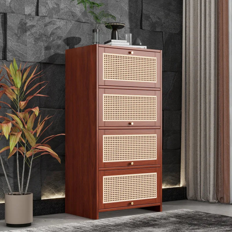 Multifunctional Rattan Buffet.