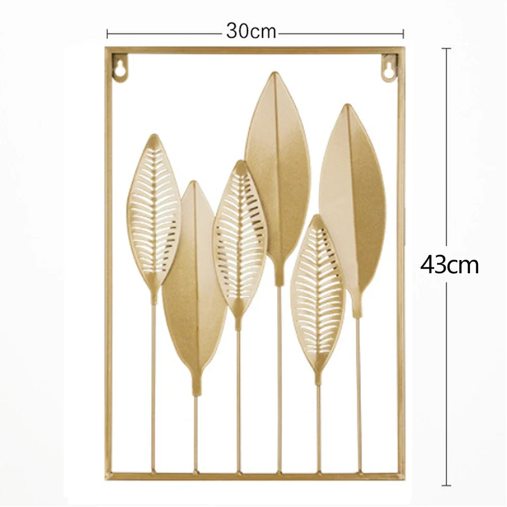 Décoration Murale Feuille de Ginkgo en Métal – Élégance & Nature Intemporelle, 25 modèles différents disponibles