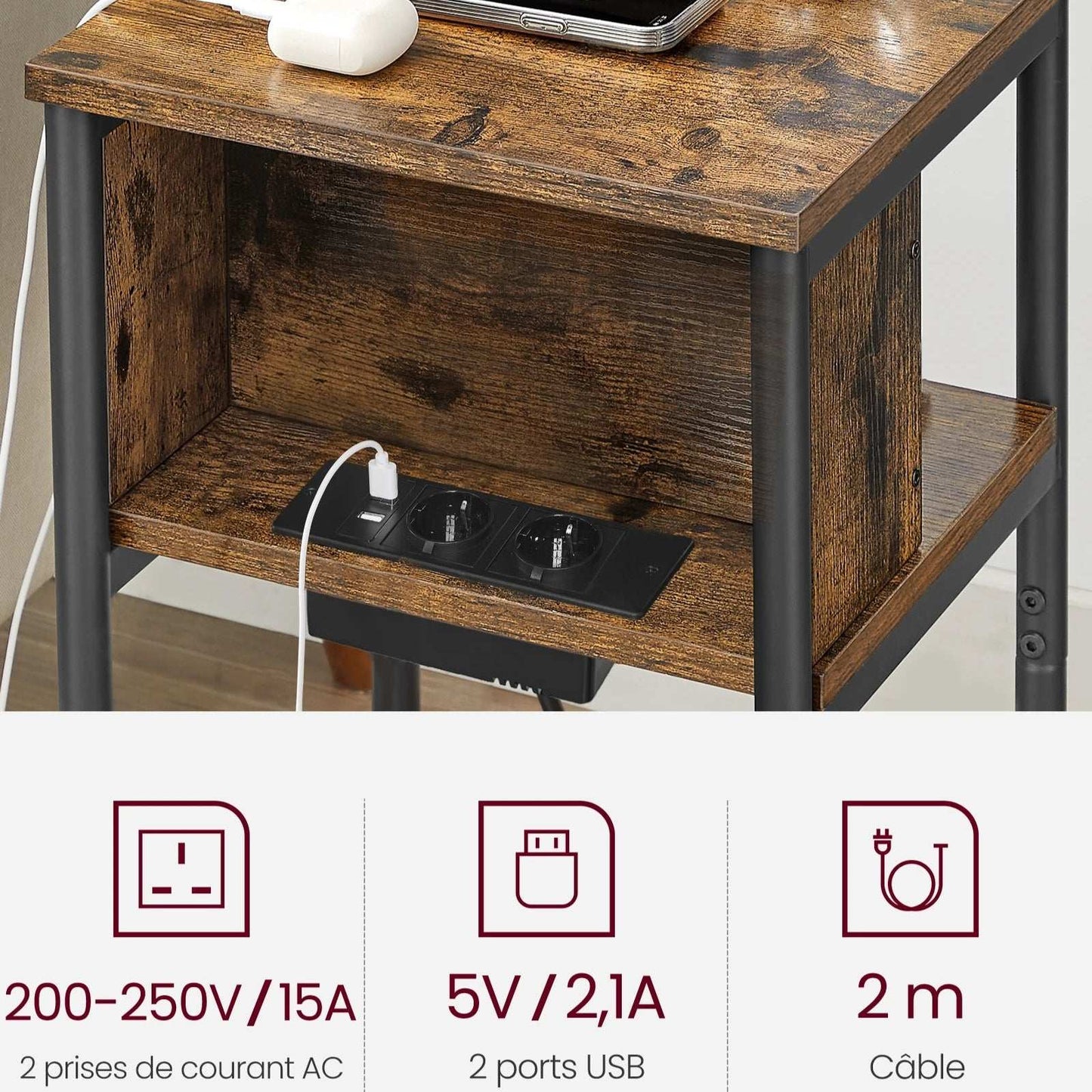 Table d'Appoint | Compacte & Fonctionnelle.